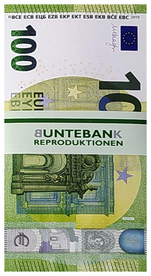 100er Geldstapel Euroscheine mit Banderole