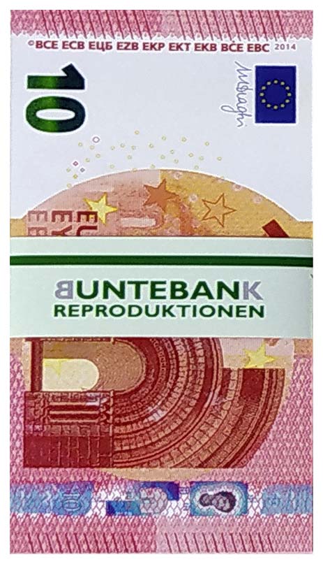 10er Geldstapel Euroscheine mit Banderole