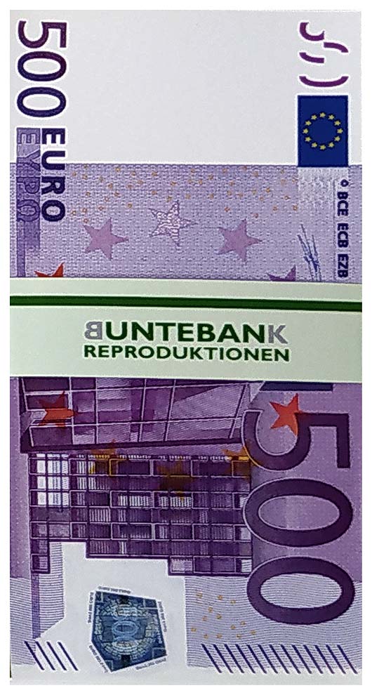 500er Geldstapel Euroscheine mit Banderole